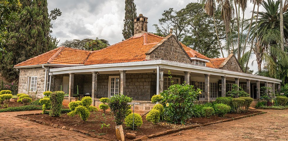 Nairobi city skyline with national park in foreground